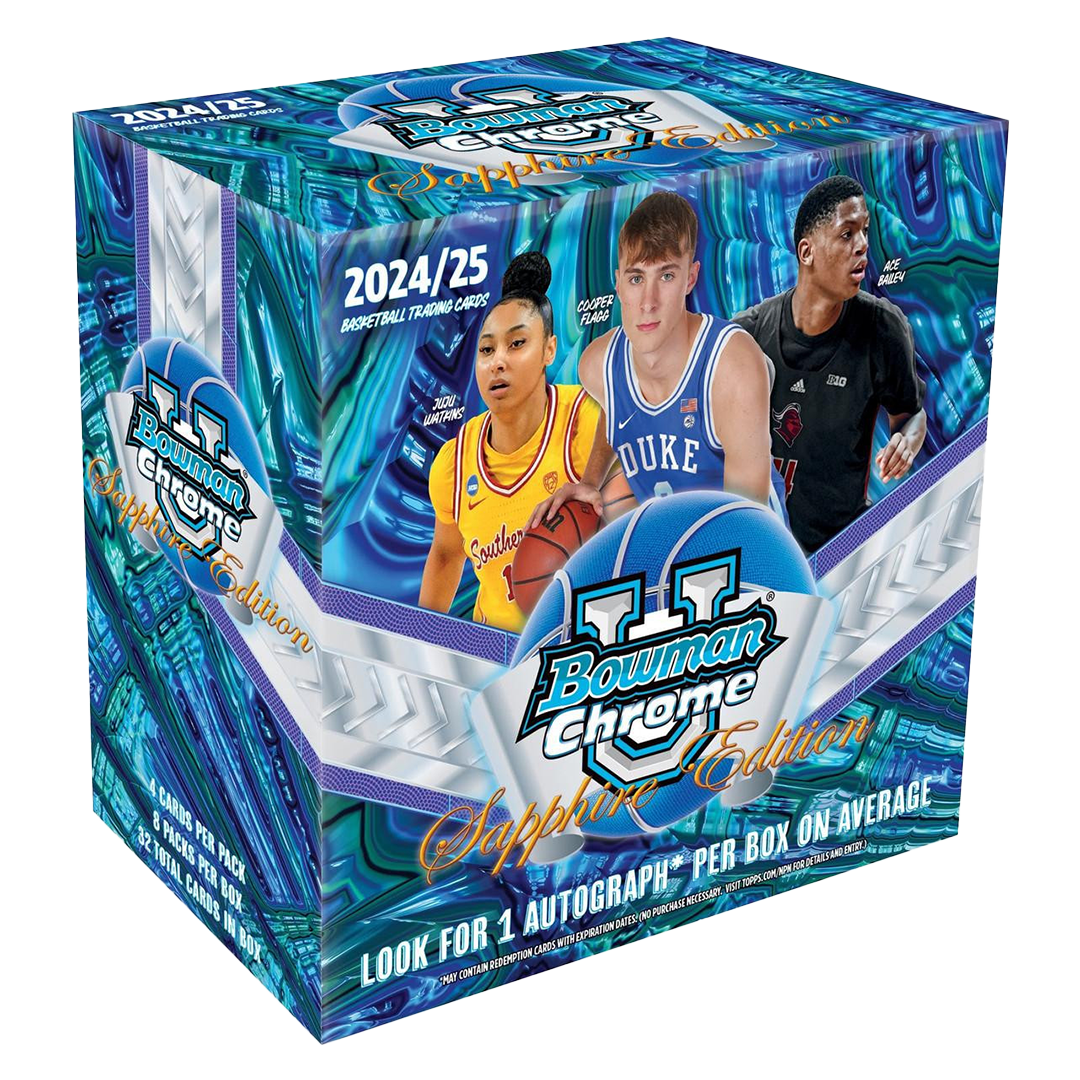 2024-25 Bowman University Chrome Basketball Sapphire Edition Box