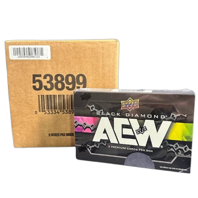 2024 Upper Deck Black Diamond AEW Hobby 5 Box Case