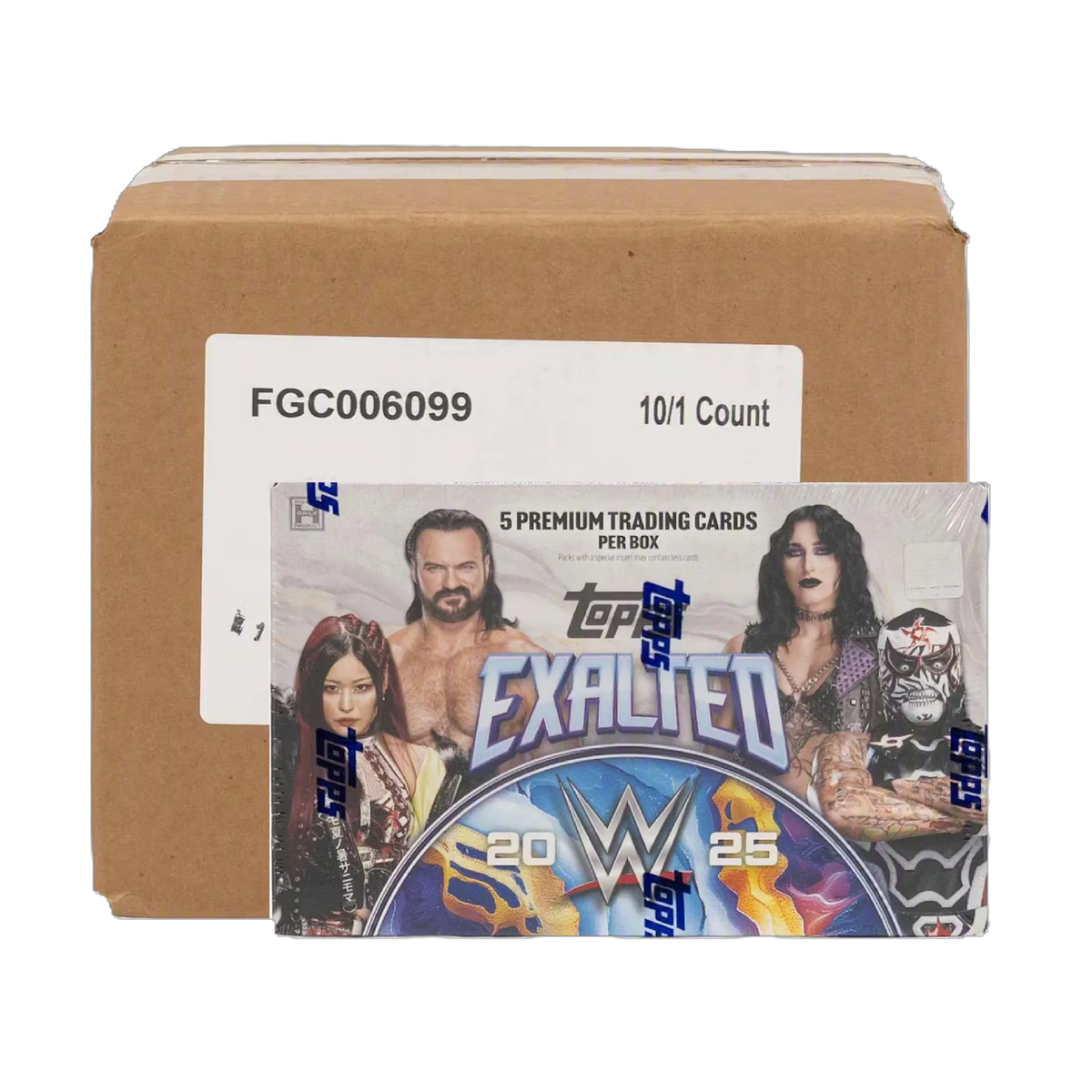 2025 Topps WWE Exalted Wrestling Hobby 10-Box Case