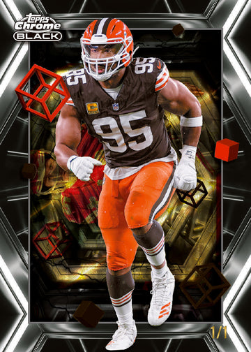 2025 Topps Chrome Black Football Hobby Box