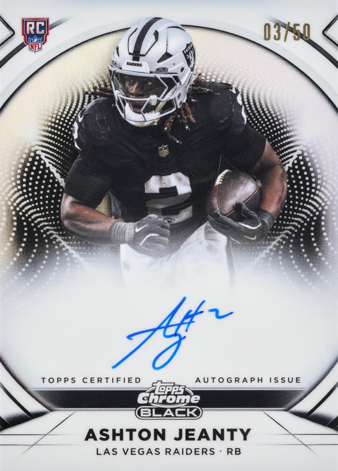 2025 Topps Chrome Black Football Hobby Box