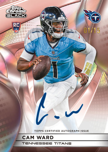 2025 Topps Chrome Black Football Hobby Box