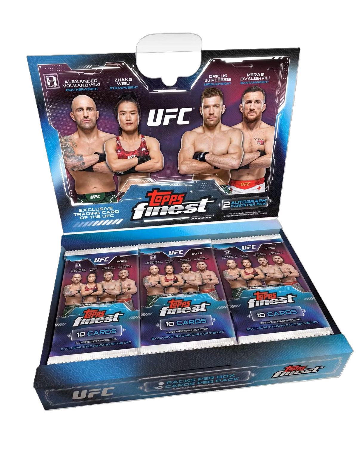2025 Topps Finest UFC Hobby Box