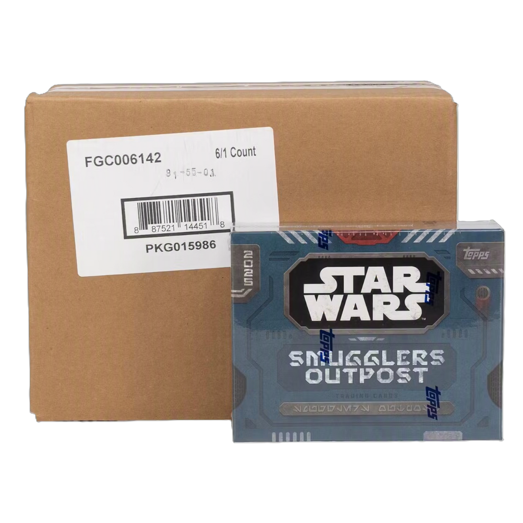 2025 Topps Star Wars Smugglers Outpost Hobby 6-Box Case
