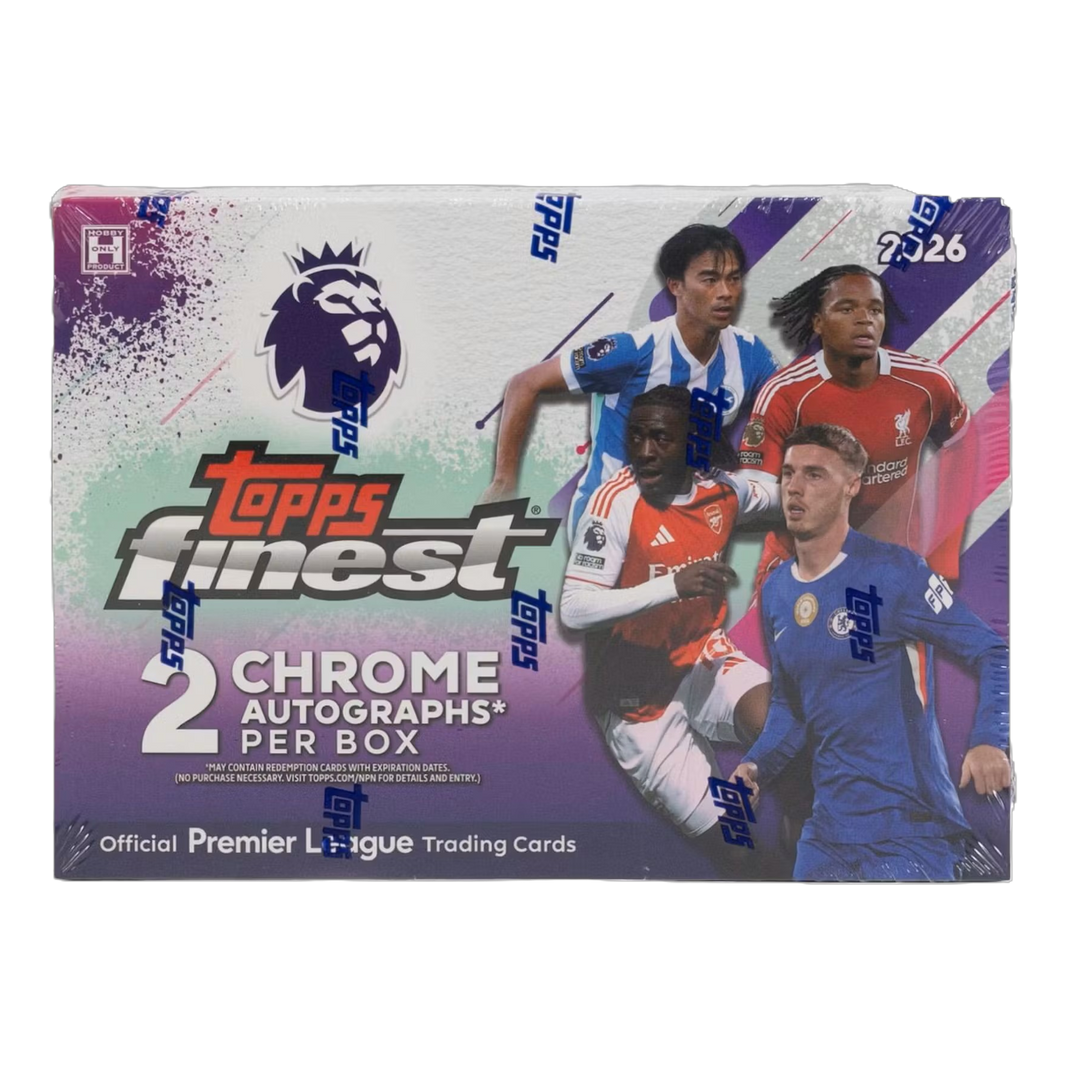 2026 Topps Finest Premier League EPL Soccer Hobby Box