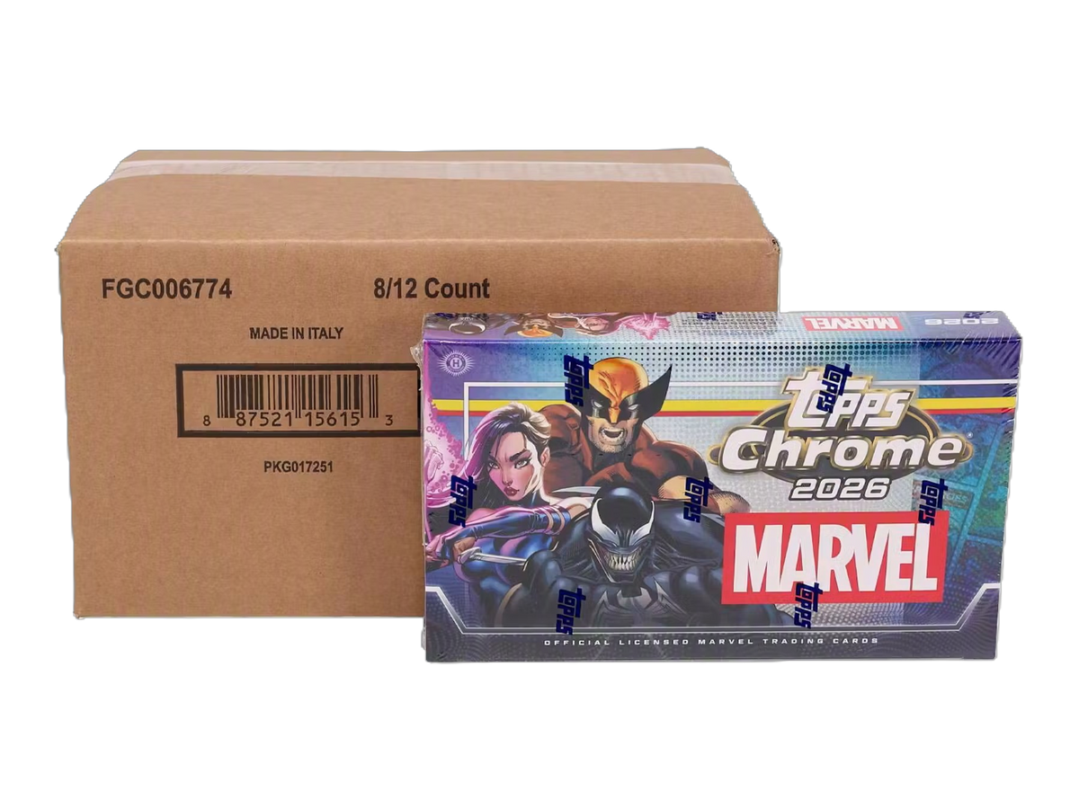 2026 Topps Chrome Marvel Comics Hobby 8-Box Case