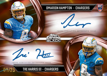 2025 Topps Chrome Black Football Hobby Box