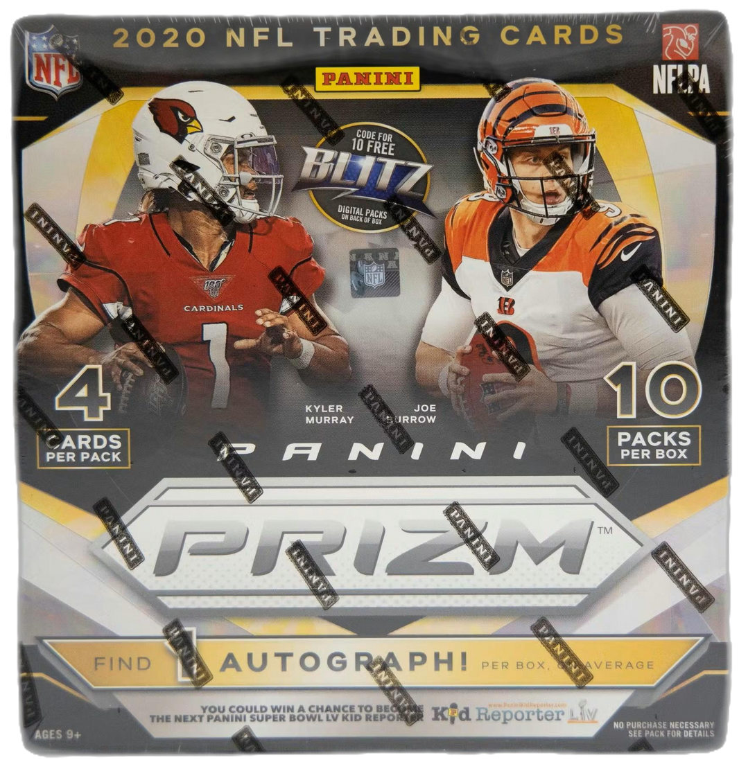 2020 Panini Prizm Football Mega Box (Neon Green Pulsar Prizms)