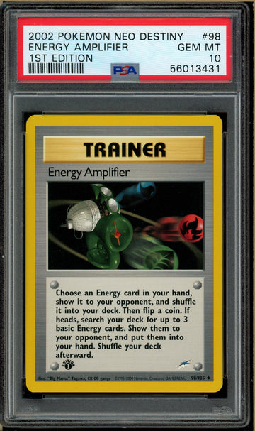 Pokémon - Energy Amplifier Neo Destiny 1st Edition #98 PSA 10