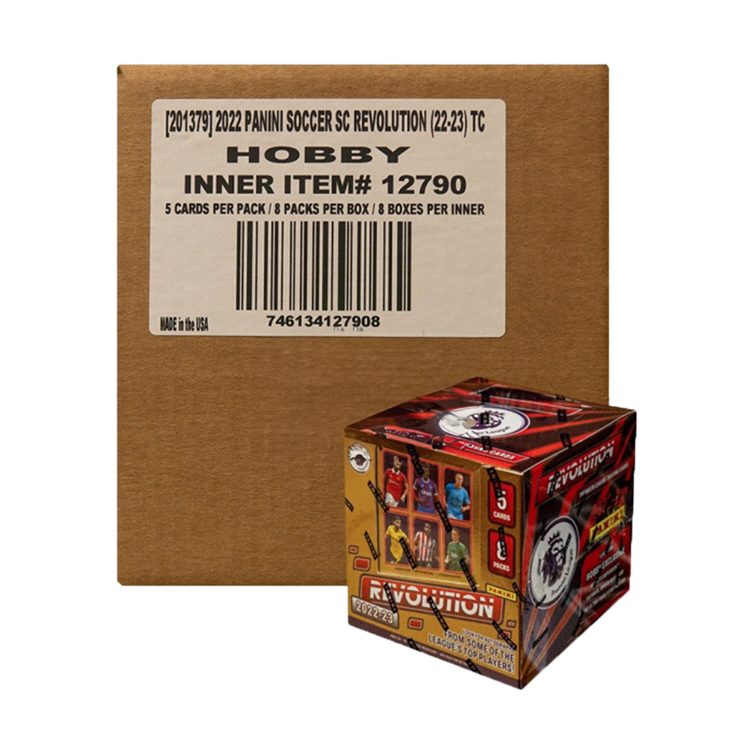 2022-23 Panini Revolution Soccer Hobby 8 Box Case