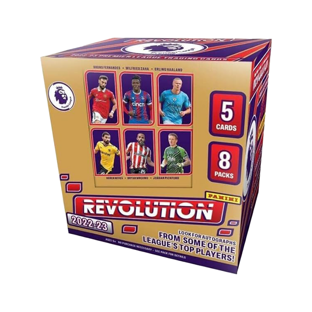2022-23 Panini Revolution Soccer Hobby 8 Box Case
