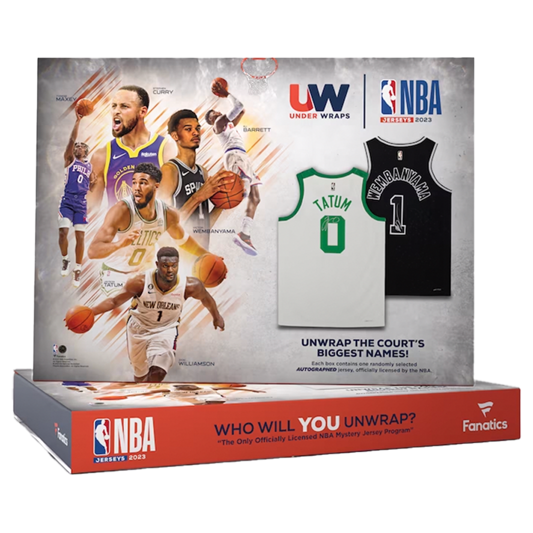 2023 Under Wraps Single Autographed NBA Jersey Box Fanatics Authentic